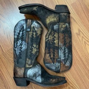 Lucchese Blk Picasso Boots